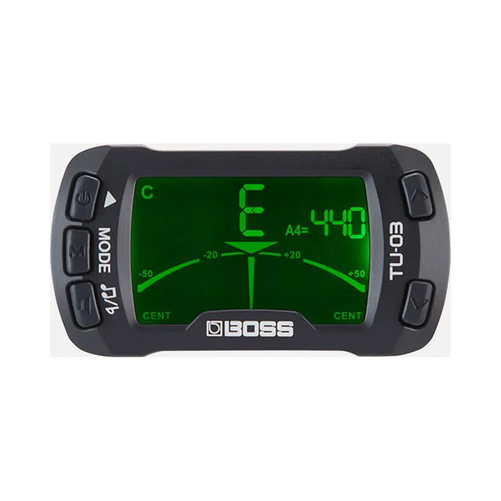 Boss TU-03 Clip-On Metronome Tuner